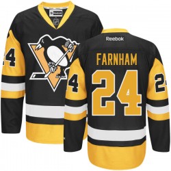 Bobby Farnham Pittsburgh Penguins Reebok Premier Black Alternate Jersey