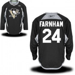 Bobby Farnham Pittsburgh Penguins Reebok Authentic Black Alternate Jersey