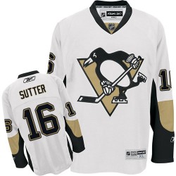 Brandon Sutter Pittsburgh Penguins Reebok Premier White Away Jersey