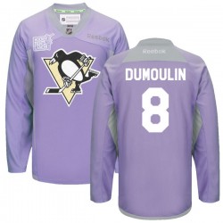 Brian Dumoulin Pittsburgh Penguins Reebok Premier Purple 2016 Hockey Fights Cancer Practice Jersey