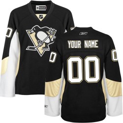 Reebok Pittsburgh Penguins Women's Customized Premier Black Home Jersey