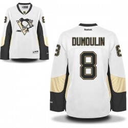 Women's Brian Dumoulin Pittsburgh Penguins Reebok Authentic White Away Jersey