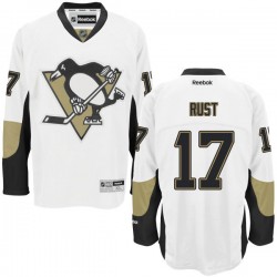 Bryan Rust Pittsburgh Penguins Reebok Authentic White Away Jersey