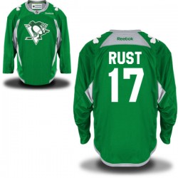 Bryan Rust Pittsburgh Penguins Reebok Authentic Green St. Patrick's Day Practice Jersey