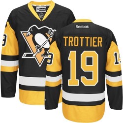 Bryan Trottier Pittsburgh Penguins Reebok Authentic Black/Gold Third Jersey