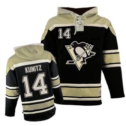 Chris Kunitz Pittsburgh Penguins Premier Black Old Time Hockey Sawyer Hooded Sweatshirt Jersey