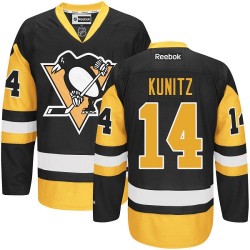 Chris Kunitz Pittsburgh Penguins Reebok Authentic Black/Gold Third Jersey