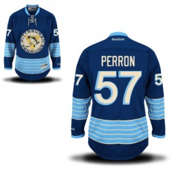 David Perron Pittsburgh Penguins Reebok Premier Royal Blue Alternate Jersey