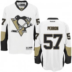 David Perron Pittsburgh Penguins Reebok Authentic White Away Jersey
