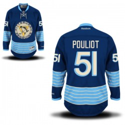Derrick Pouliot Pittsburgh Penguins Reebok Premier Royal Blue Alternate Jersey