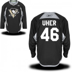 Dominik Uher Pittsburgh Penguins Reebok Premier Black Alternate Jersey