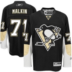 Evgeni Malkin Pittsburgh Penguins Reebok Authentic Black Home Jersey