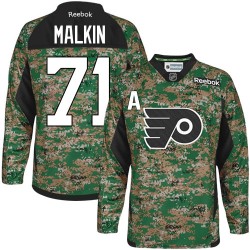 Evgeni Malkin Pittsburgh Penguins Reebok Authentic Camo Veterans Day Practice Jersey