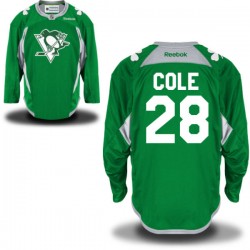 Ian Cole Pittsburgh Penguins Reebok Premier Green St. Patrick's Day Practice Jersey