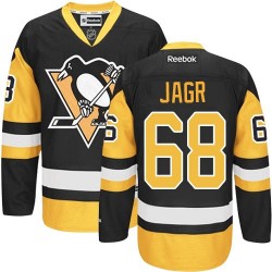 Jaromir Jagr Pittsburgh Penguins Reebok Premier Black/Gold Third Jersey