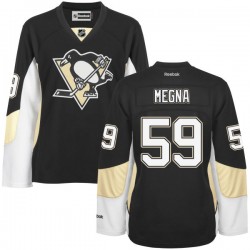 Women's Jayson Megna Pittsburgh Penguins Reebok Premier Black Home Jersey