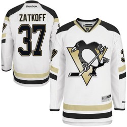 Jeff Zatkoff Pittsburgh Penguins Reebok Premier White 2014 Stadium Series Jersey