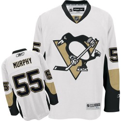 Larry Murphy Pittsburgh Penguins Reebok Authentic White Away Jersey