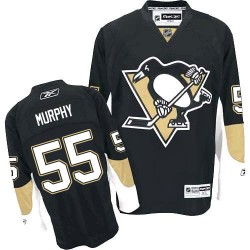 Larry Murphy Pittsburgh Penguins Reebok Premier Black Home Jersey