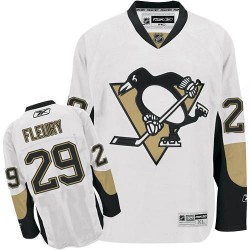 Marc-Andre Fleury Pittsburgh Penguins Reebok Authentic White Away Jersey