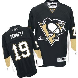 Beau Bennett Pittsburgh Penguins Reebok Authentic Black Home Jersey