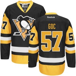 Marcel Goc Pittsburgh Penguins Reebok Authentic Black/Gold Third Jersey