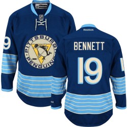 Beau Bennett Pittsburgh Penguins Reebok Authentic Navy Blue Vintage New Third Jersey