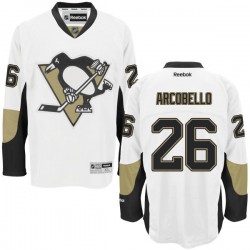 Mark Arcobello Pittsburgh Penguins Reebok Premier White Away Jersey