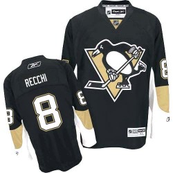 Mark Recchi Pittsburgh Penguins Reebok Premier Black Home Jersey