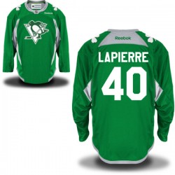 Maxim Lapierre Pittsburgh Penguins Reebok Authentic Green St. Patrick's Day Practice Jersey