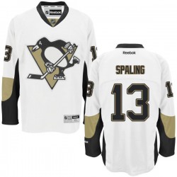 Nick Spaling Pittsburgh Penguins Reebok Premier White Away Jersey