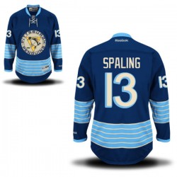 Nick Spaling Pittsburgh Penguins Reebok Authentic Royal Blue Alternate Jersey