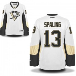 Women's Nick Spaling Pittsburgh Penguins Reebok Authentic White Away Jersey