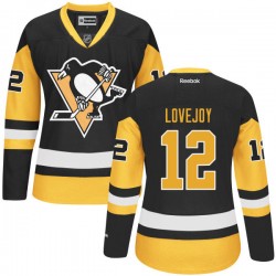 Ben Lovejoy Pittsburgh Penguins Reebok Premier Black Alternate Jersey