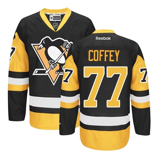Paul Coffey Pittsburgh Penguins Reebok Authentic Black/Gold Third