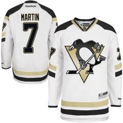 Paul Martin Pittsburgh Penguins Reebok Authentic White 2014 Stadium Series Jersey