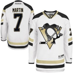 Paul Martin Pittsburgh Penguins Reebok Premier White 2014 Stadium Series Jersey