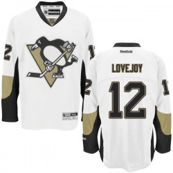 Ben Lovejoy Pittsburgh Penguins Reebok Authentic White Away Jersey