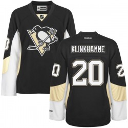 Women's Rob Klinkhammer Pittsburgh Penguins Reebok Premier Black Home Jersey