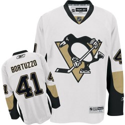 Robert Bortuzzo Pittsburgh Penguins Reebok Authentic White Away Jersey