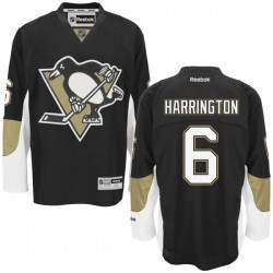 Scott Harrington Pittsburgh Penguins Reebok Premier Black Home Jersey