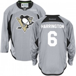 Scott Harrington Pittsburgh Penguins Reebok Premier Gray Practice Team Jersey