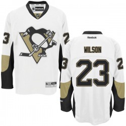 Scott Wilson Pittsburgh Penguins Reebok Authentic White Away Jersey