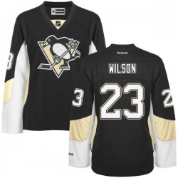 Women's Scott Wilson Pittsburgh Penguins Reebok Authentic Black Home Jersey