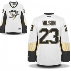 Women's Scott Wilson Pittsburgh Penguins Reebok Authentic White Away Jersey