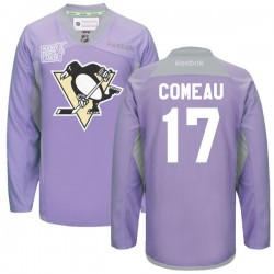 Blake Comeau Pittsburgh Penguins Reebok Premier Purple 2016 Hockey Fights Cancer Practice Jersey