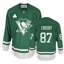 Sidney Crosby Pittsburgh Penguins Reebok Premier Green St Patty's Day Jersey
