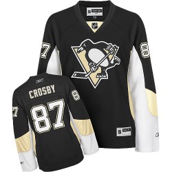 Women's Sidney Crosby Pittsburgh Penguins Reebok Authentic Black Home Jersey