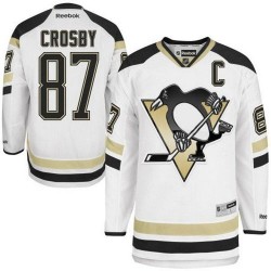 Youth Sidney Crosby Pittsburgh Penguins Reebok Authentic White 2014 Stadium Series Jersey