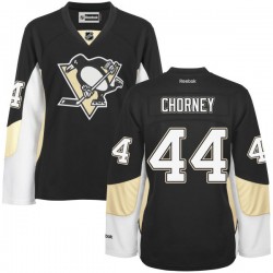 Women's Taylor Chorney Pittsburgh Penguins Reebok Premier Black Home Jersey